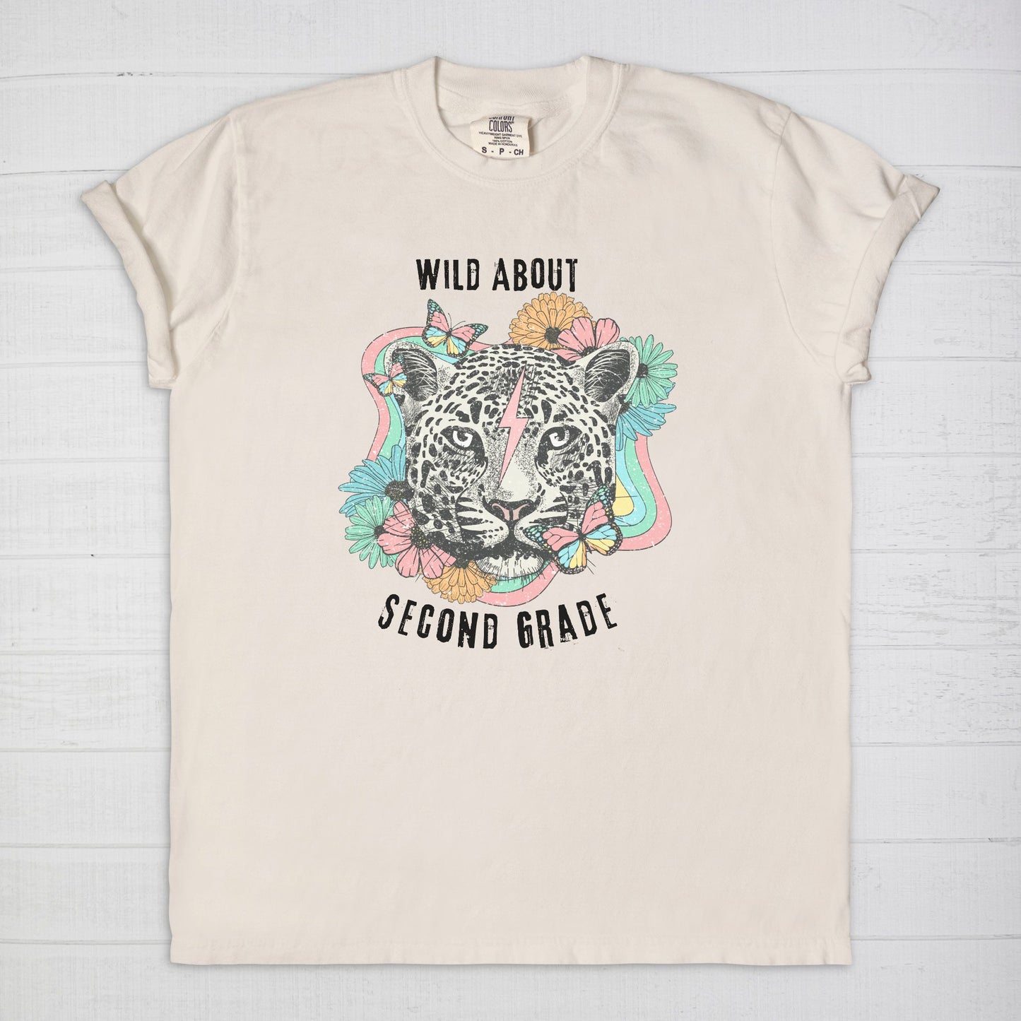 Wild About Second Grade Tee