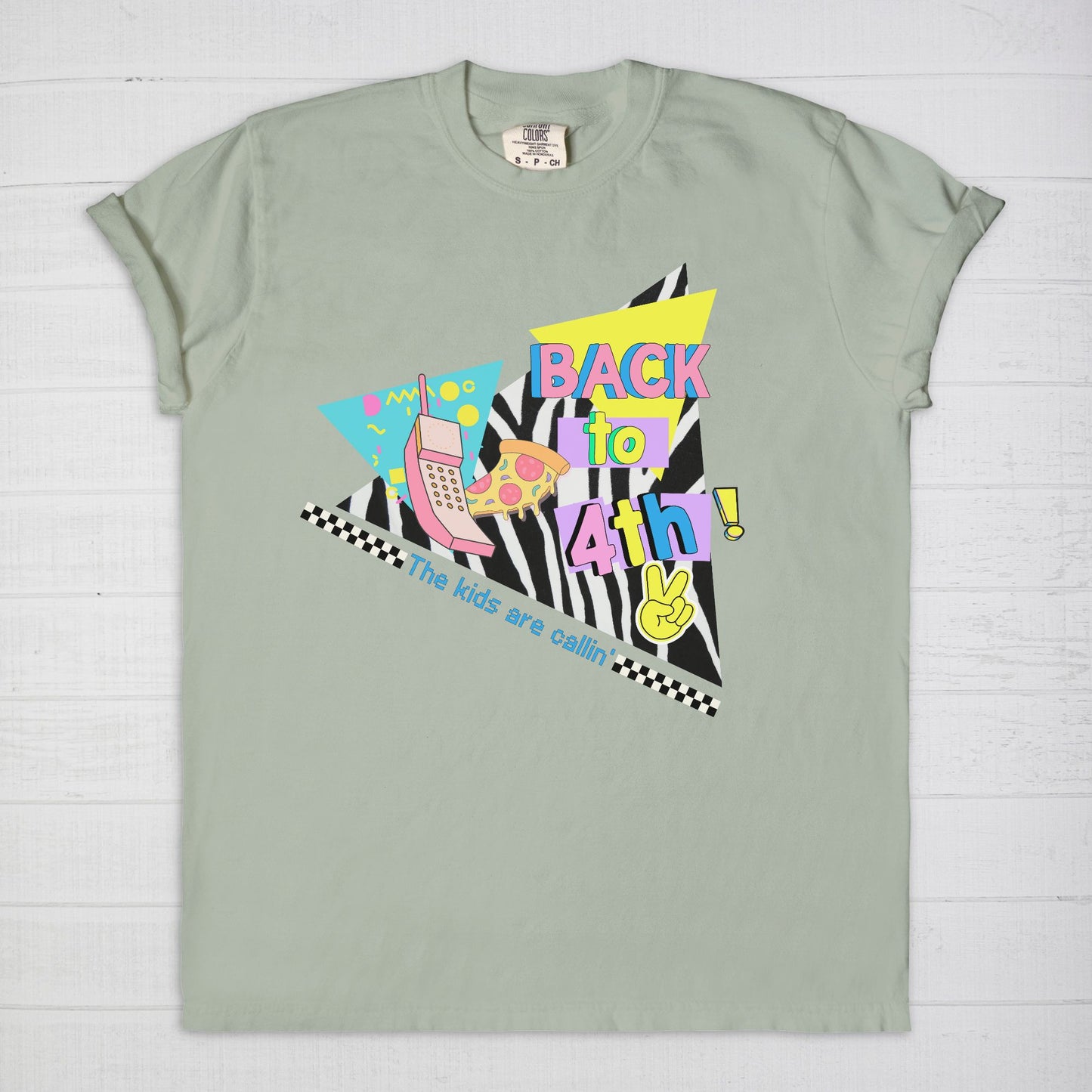 Retro Geometric 4th Tee