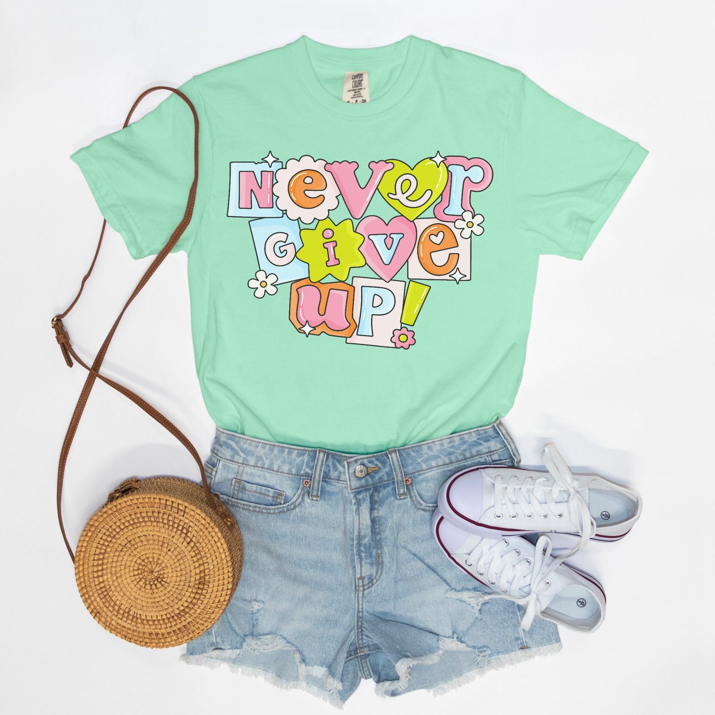 Never Give Up Ransom Tee