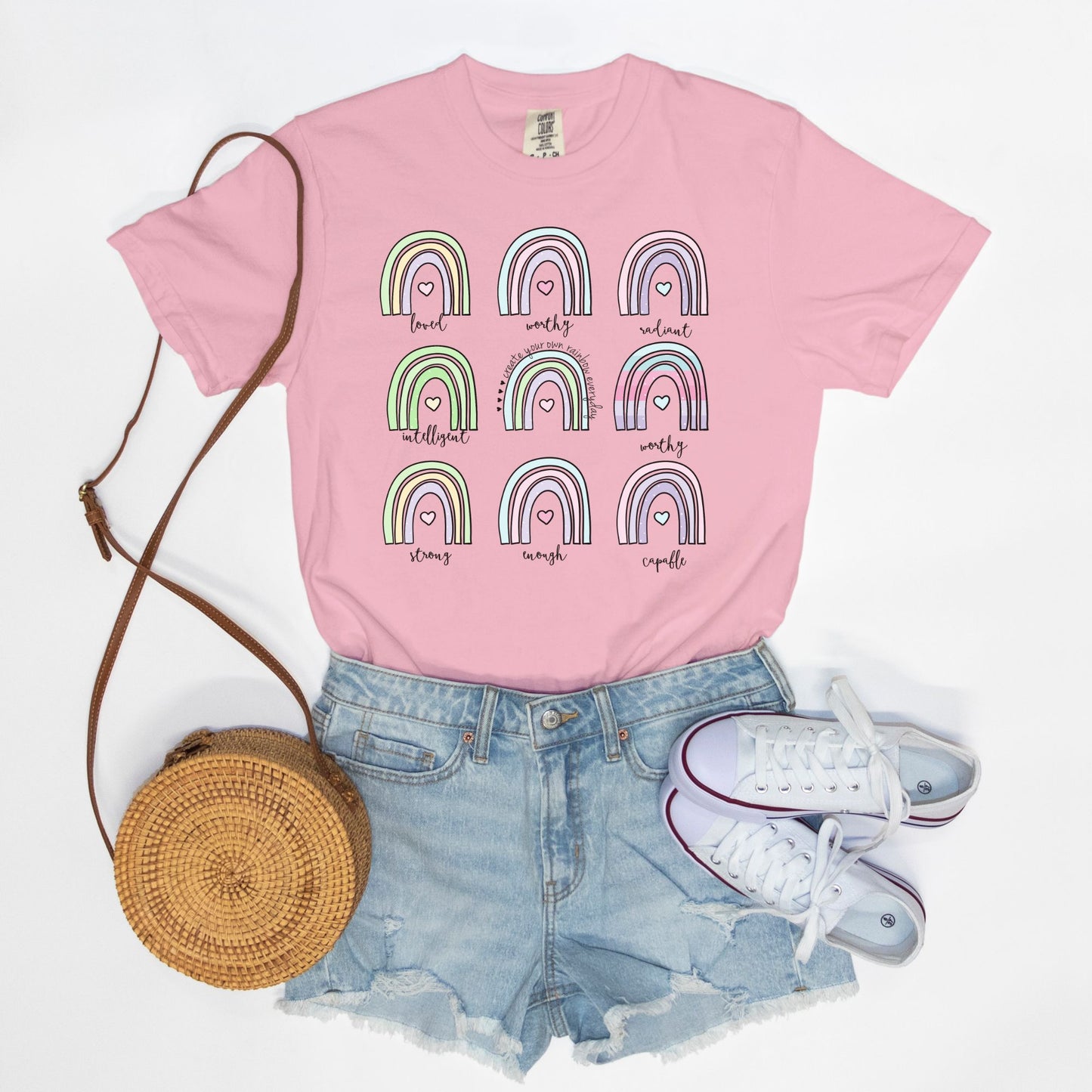 Rainbow Affirmation Tee