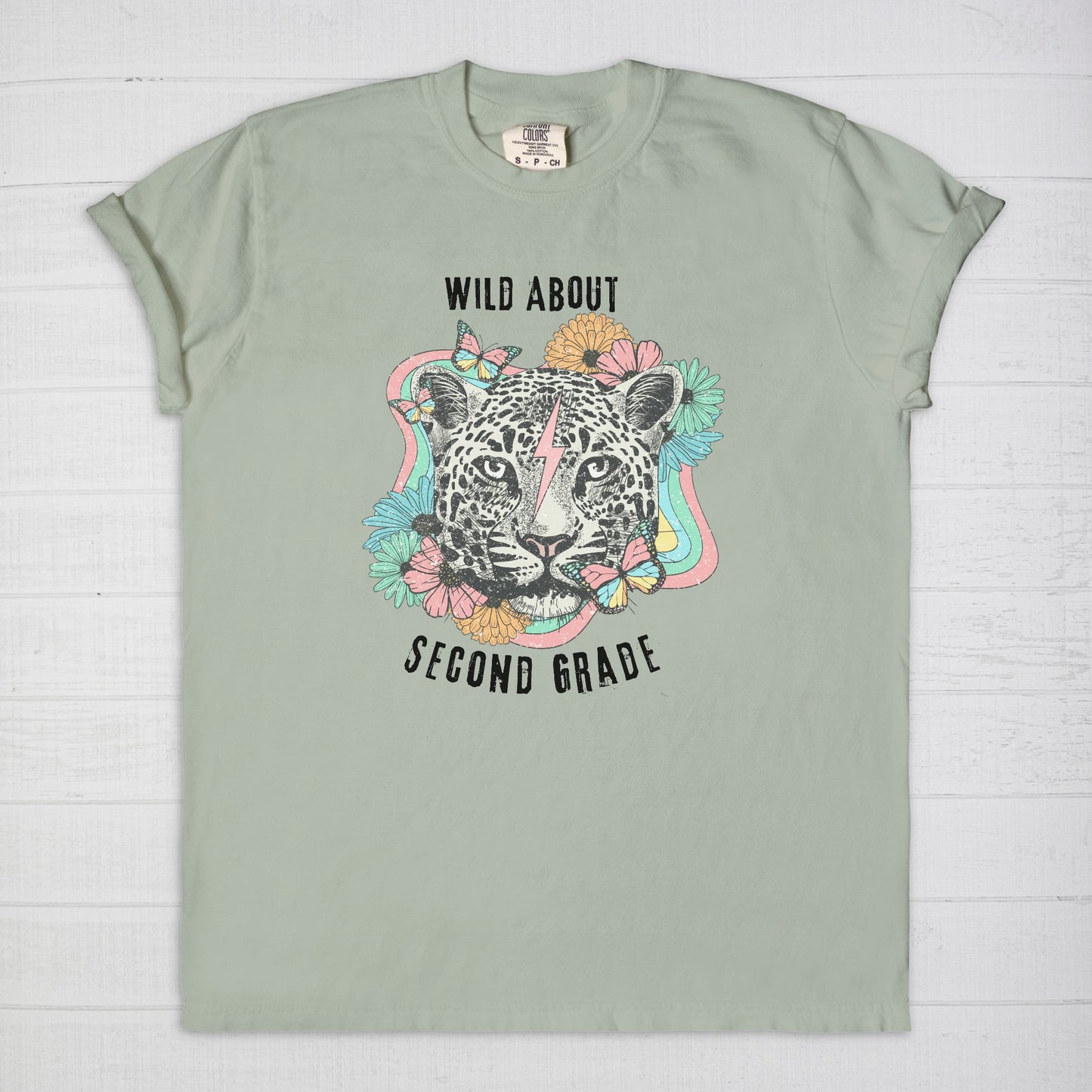 Wild About Second Grade Tee