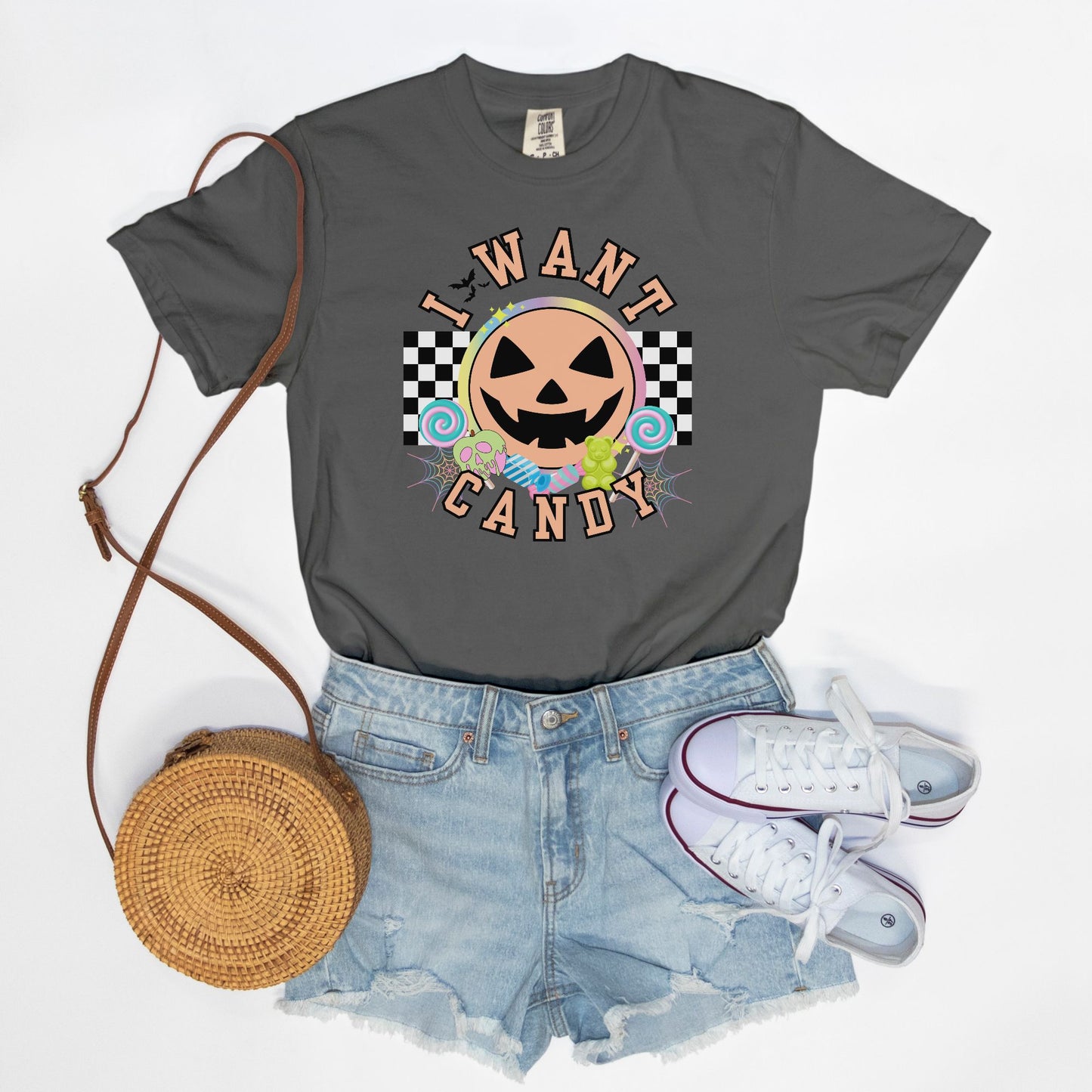 I Want Candy Jack-o-Lantern Tee