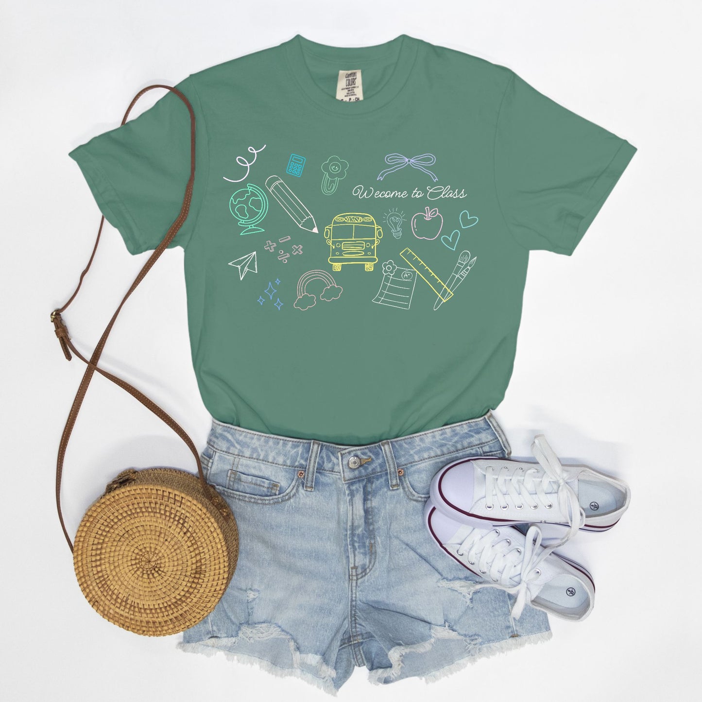 Welcome To Class Chalkboard Tee