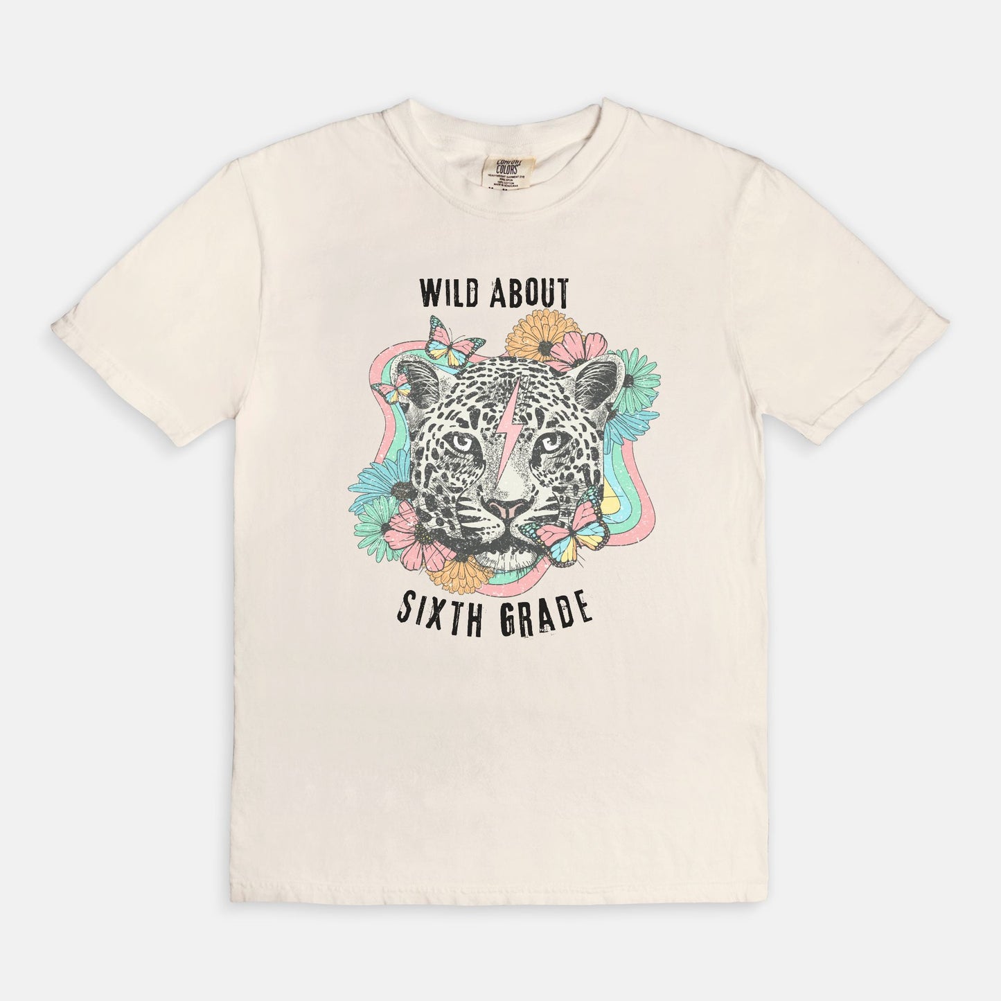 Wild About Sixth Grade Tee