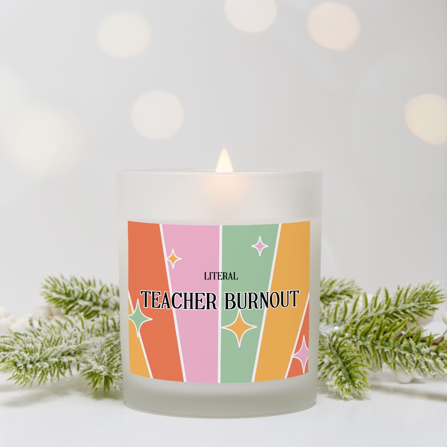 Teacher Burnout Candle