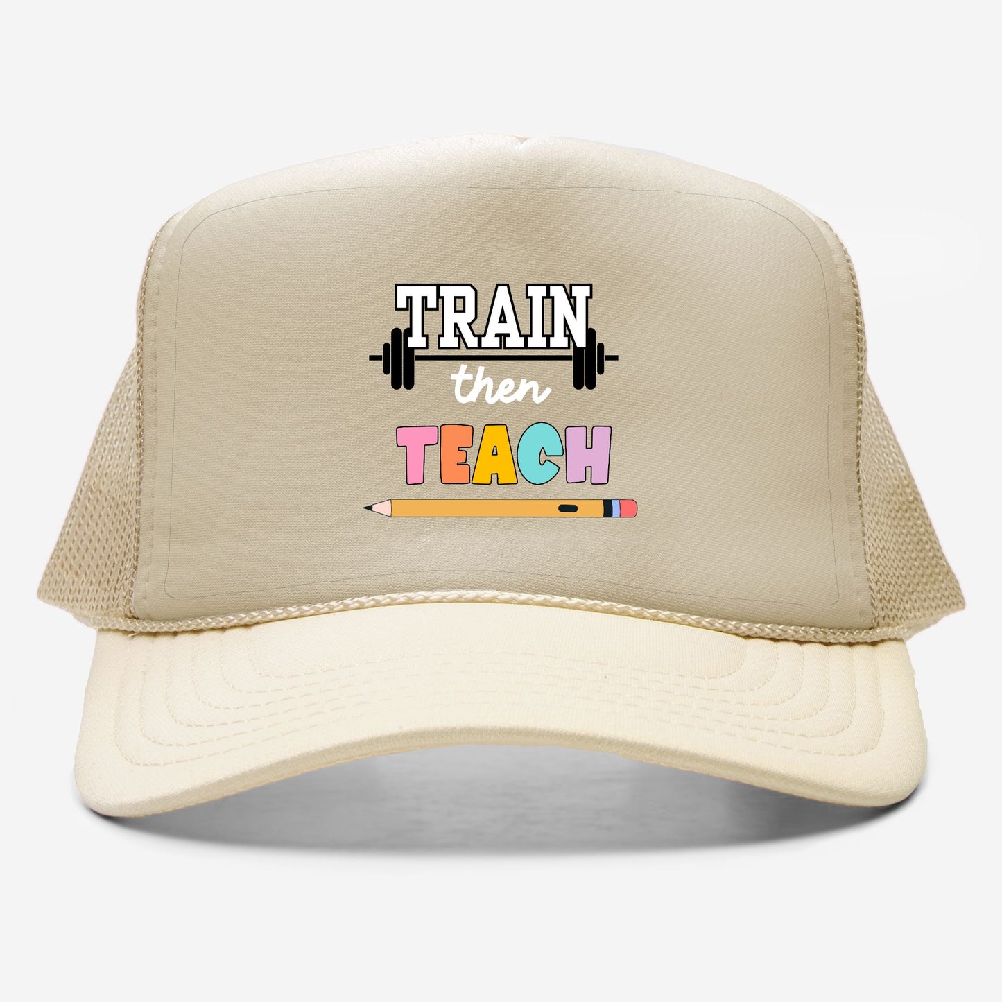 Train Then Teach - Foam Trucker Hat Otto