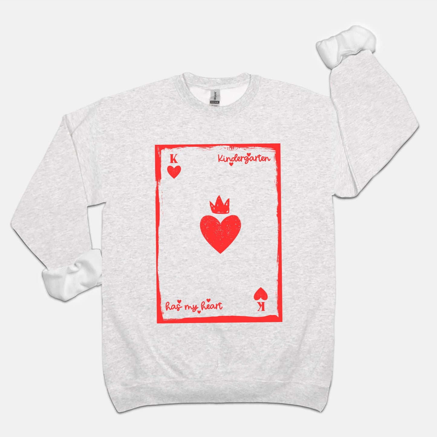 Kindergarten Playing Card Sweatshirt