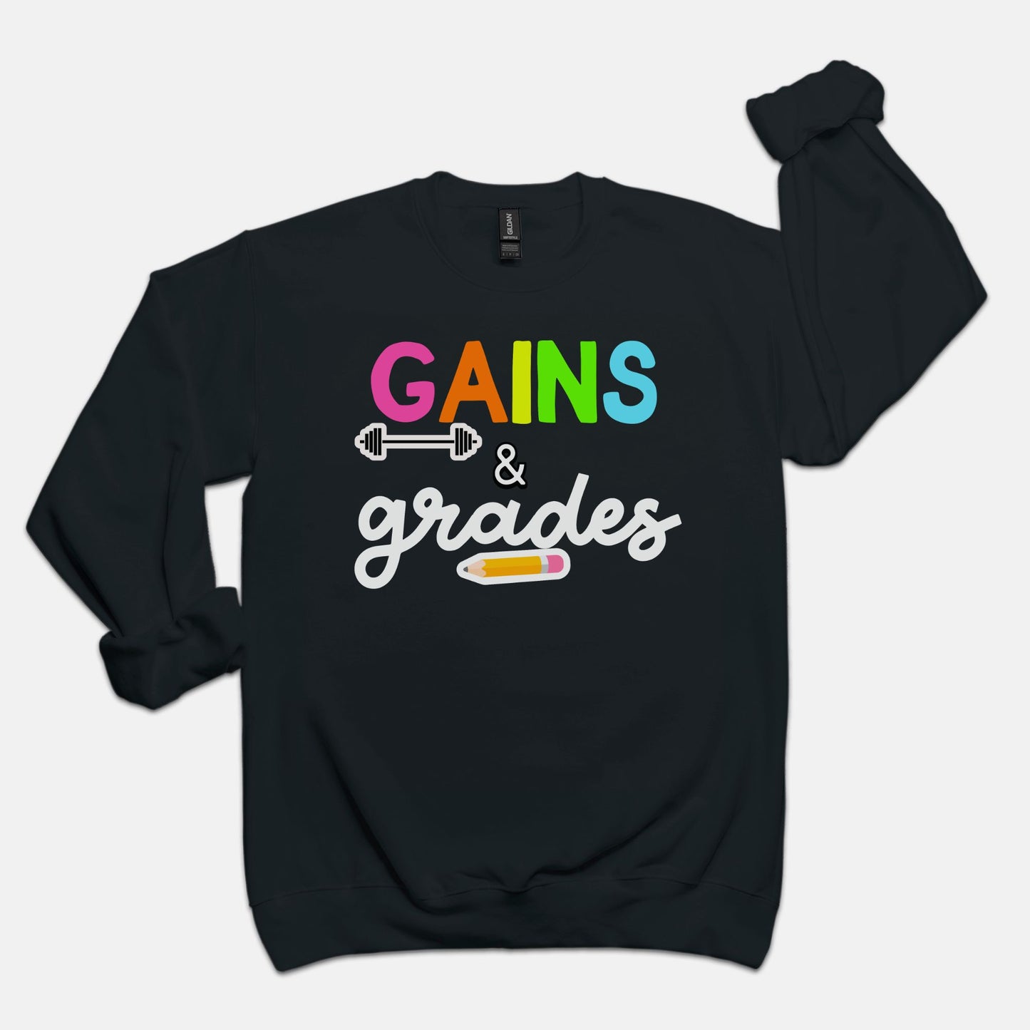 Gains & Grades Crewneck Sweatshirt