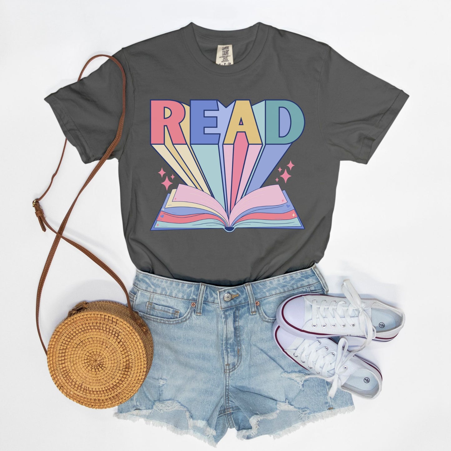 Read Retro Book Tee