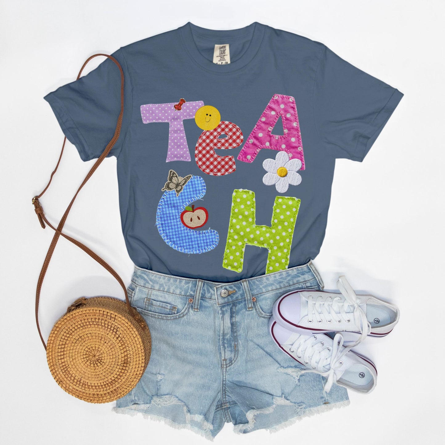TEACH Patchwork Tee