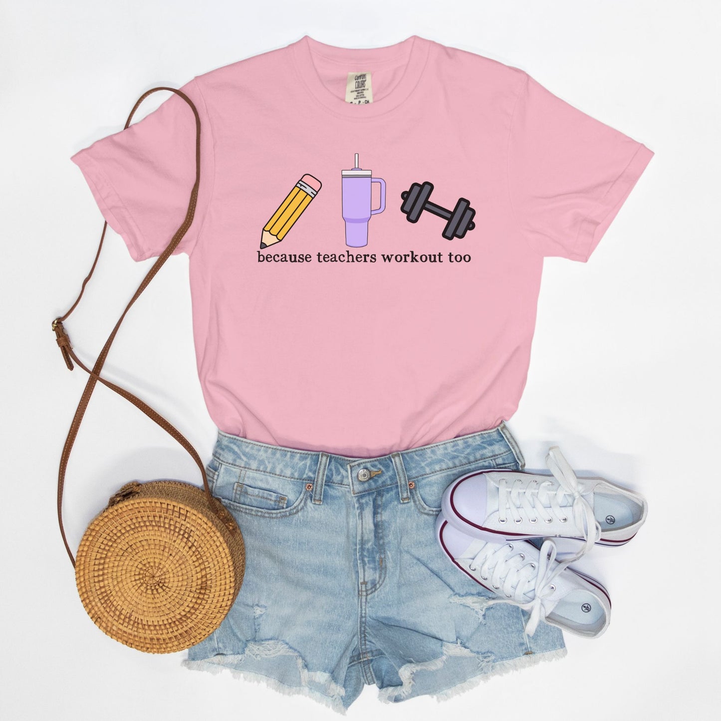 Because Teachers Workout Too Tee