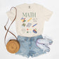 Math Watercolor Collage Tee