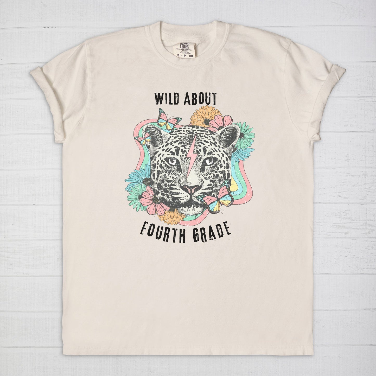 Wild About Fourth Grade Tee