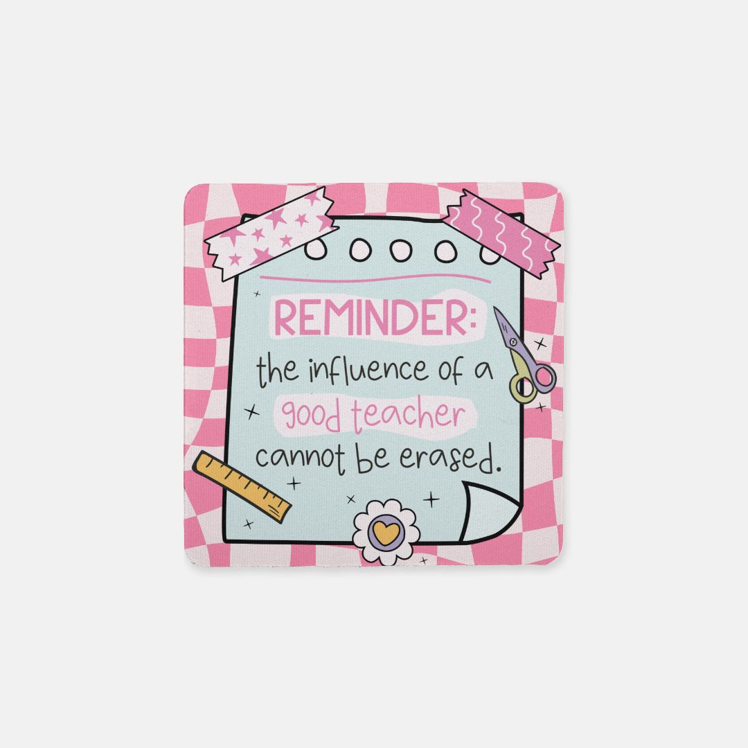 Daily Reminder Coasters Neoprene Back (Square) 4PK