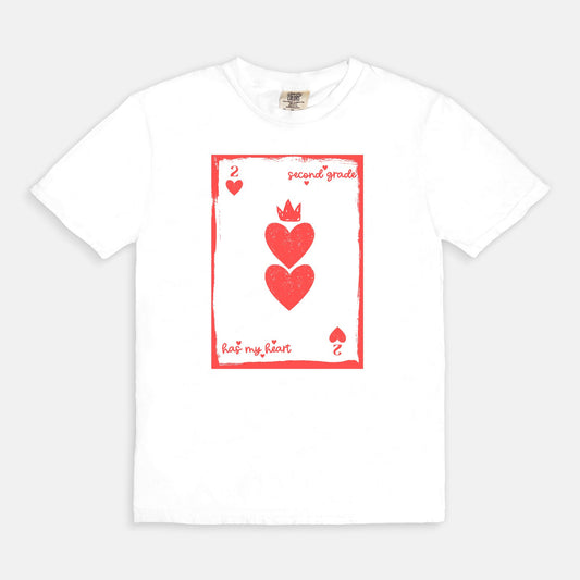 Second Grade Playing Card Tee