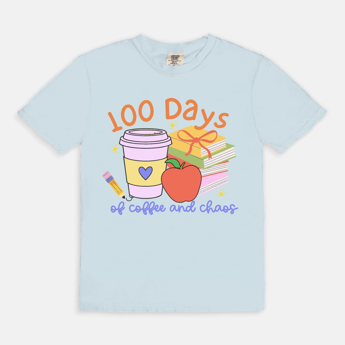 100 Days of Coffee and Chaos Tee