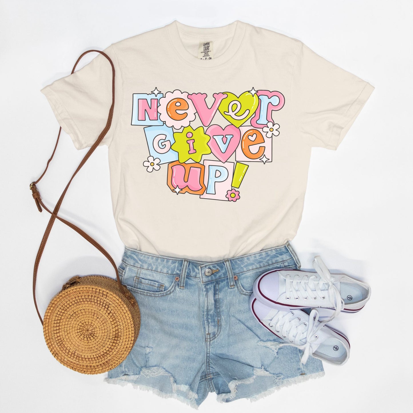 Never Give Up Ransom Tee