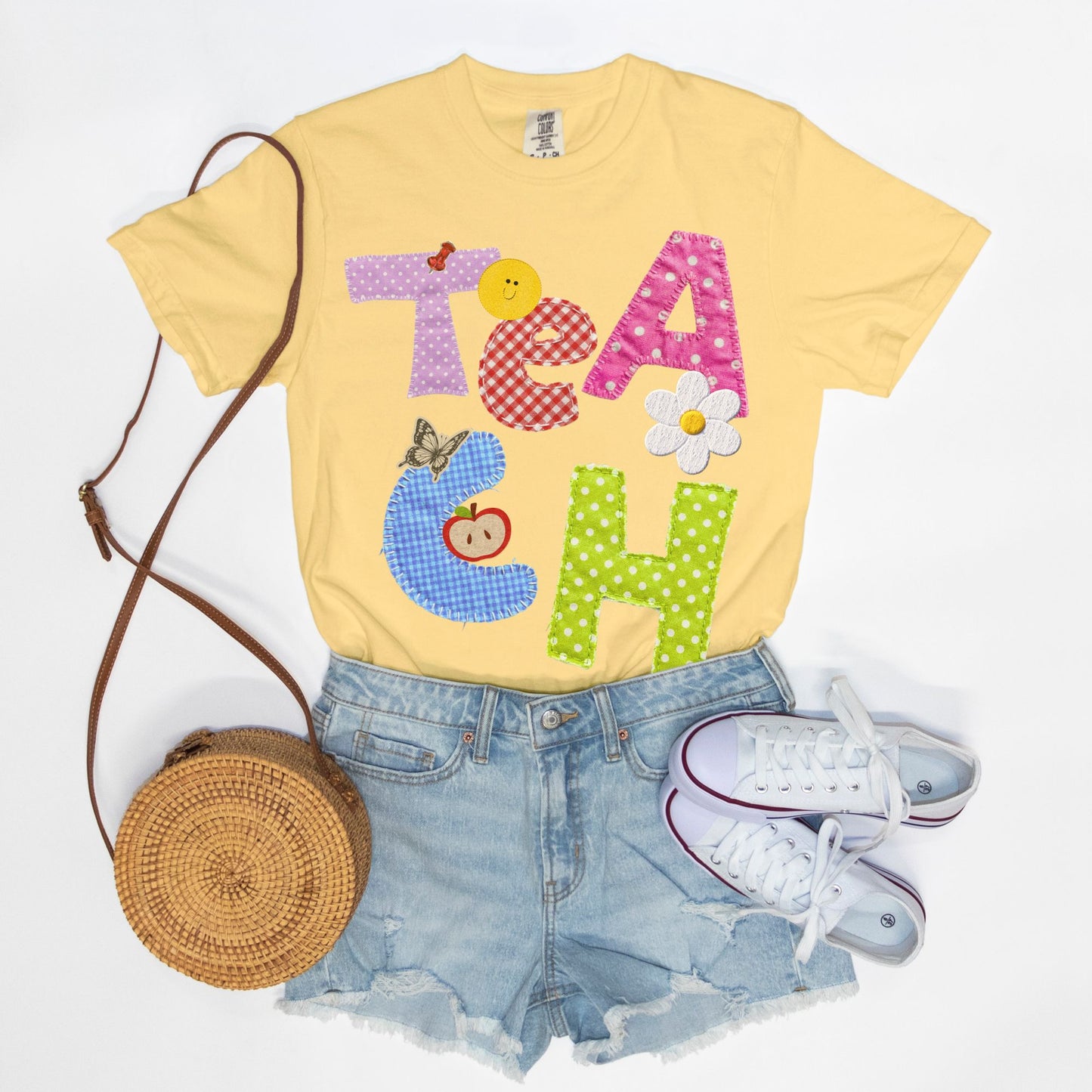 TEACH Patchwork Tee