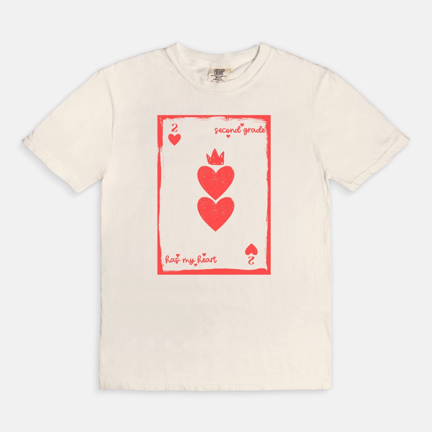Second Grade Playing Card Tee
