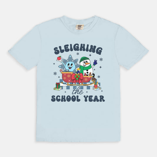 Sleighing The School Year Tee