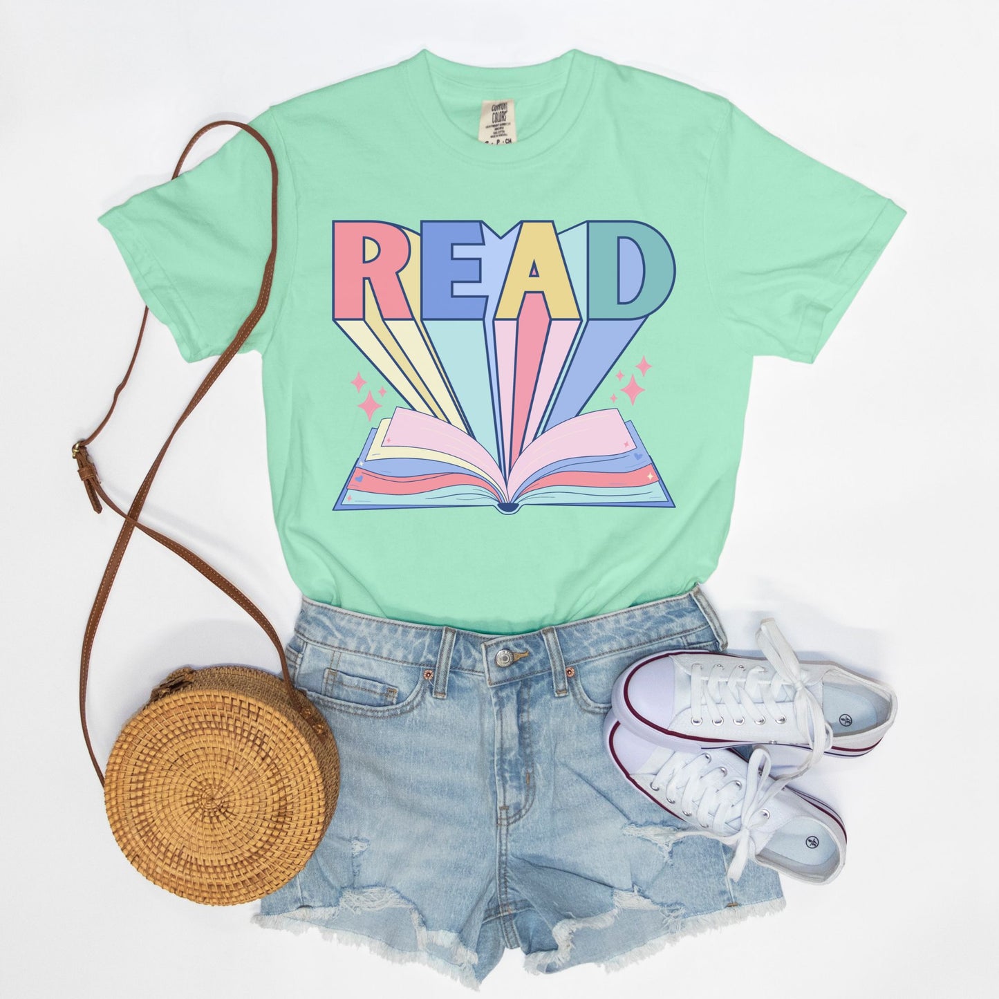 Read Retro Book Tee