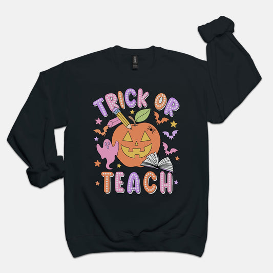 Trick or Teach Pumpkin Crewneck