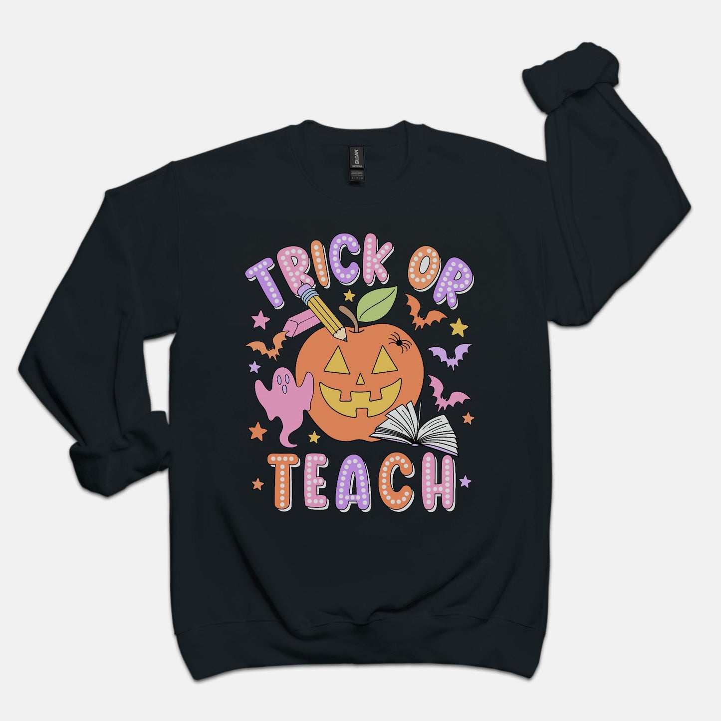Trick or Teach Pumpkin Crewneck