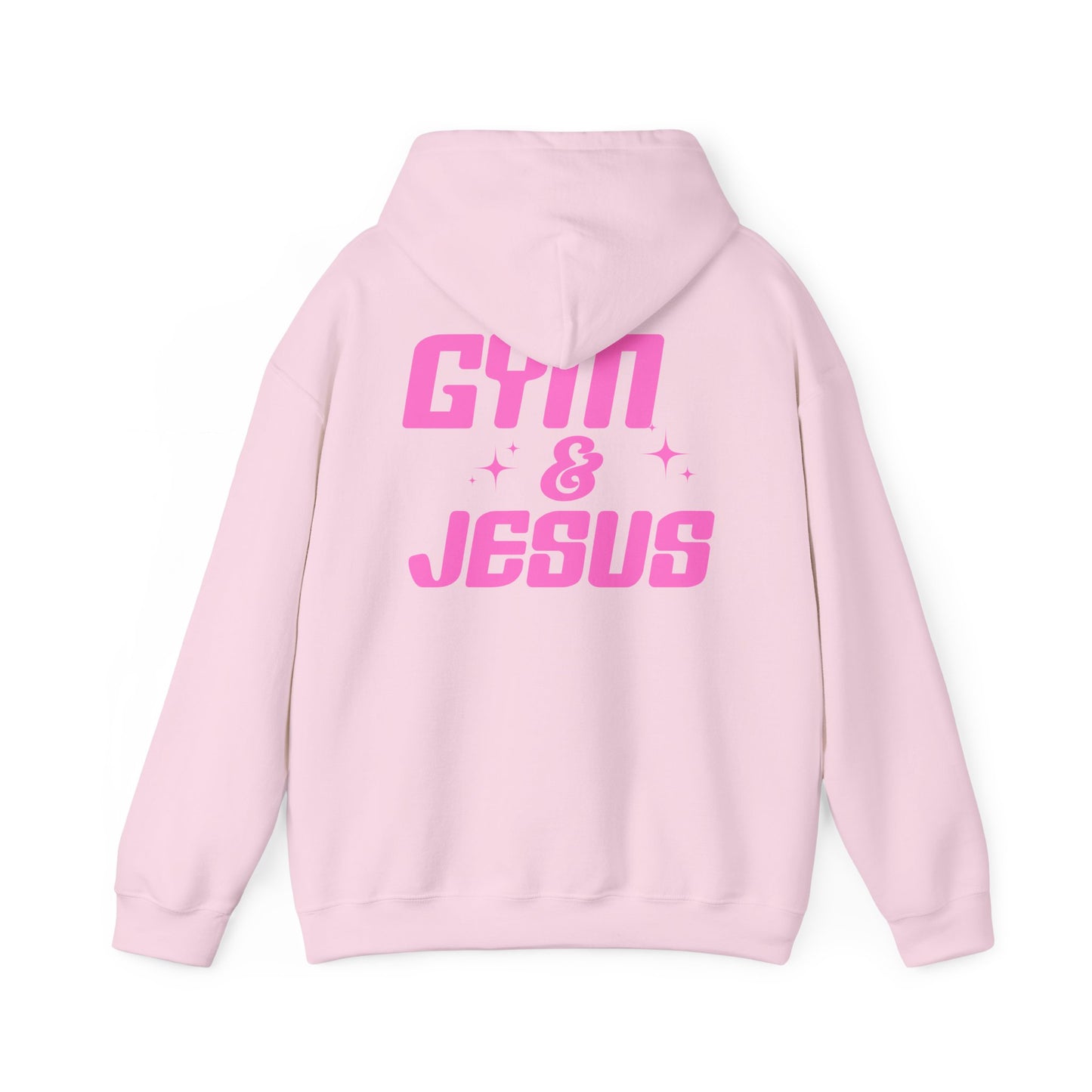 Gym & Jesus Hoodie - Pink