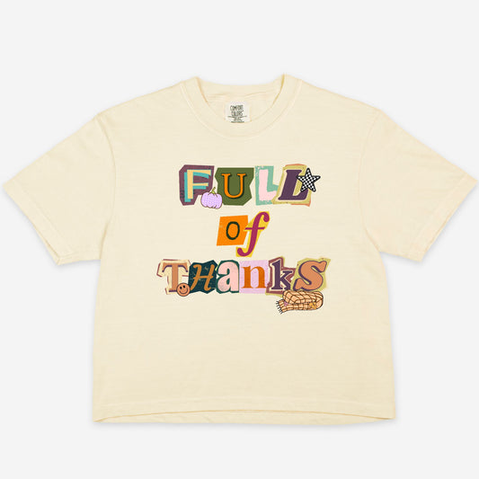 Full of Thanks Boxy Tee