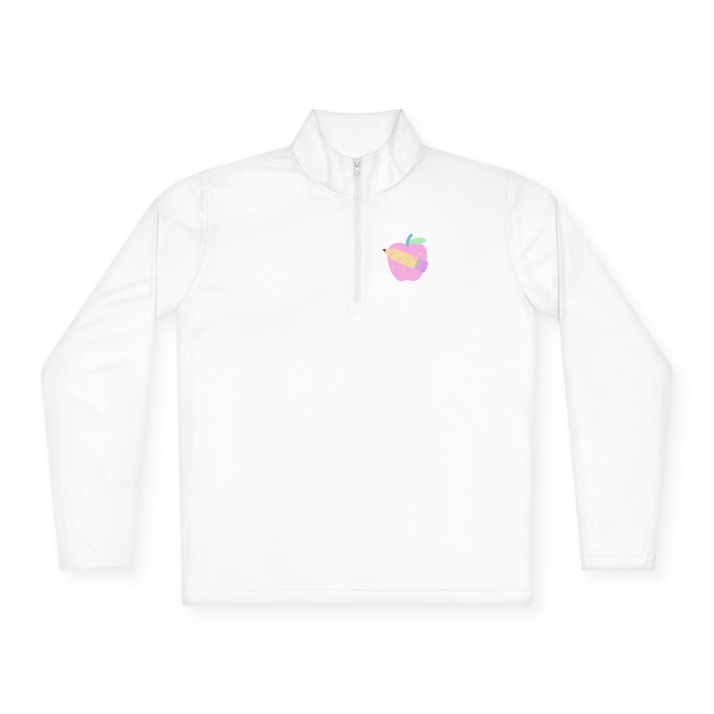 Varsity TEACH Apple Unisex Quarter-Zip Pullover - Tech Gear