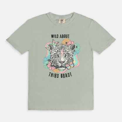 Wild About Third Grade Tee