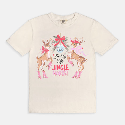 Giddy Up Jingle Horse Tee