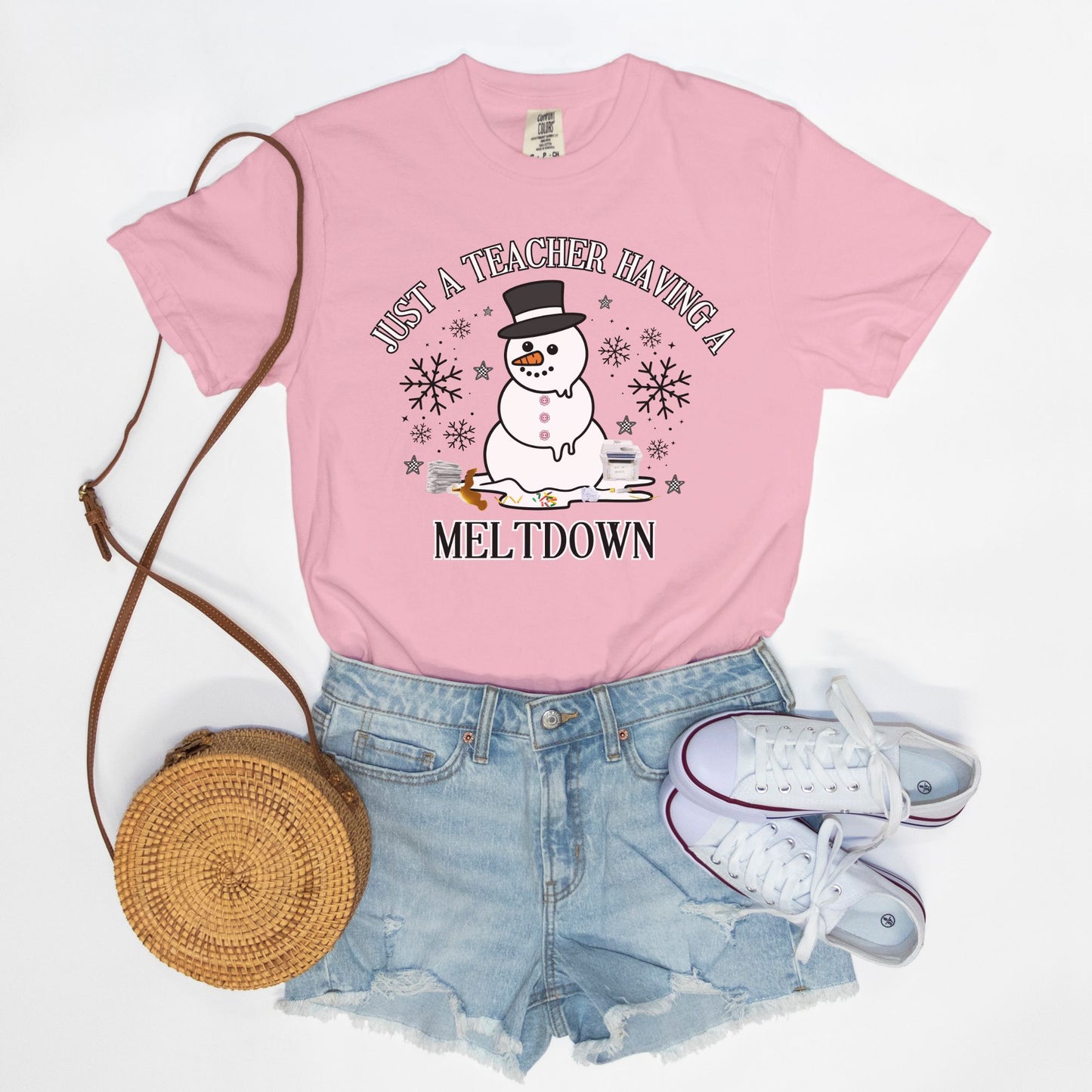 Just A Teacher Having a Meltdown Tee