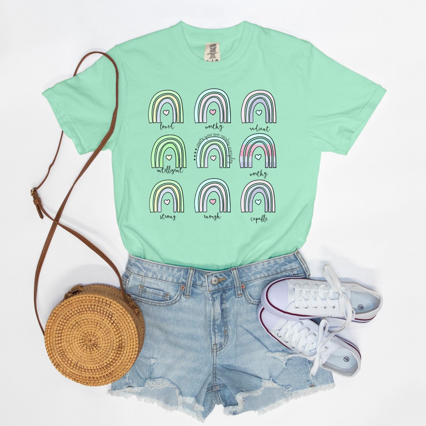 Rainbow Affirmation Tee
