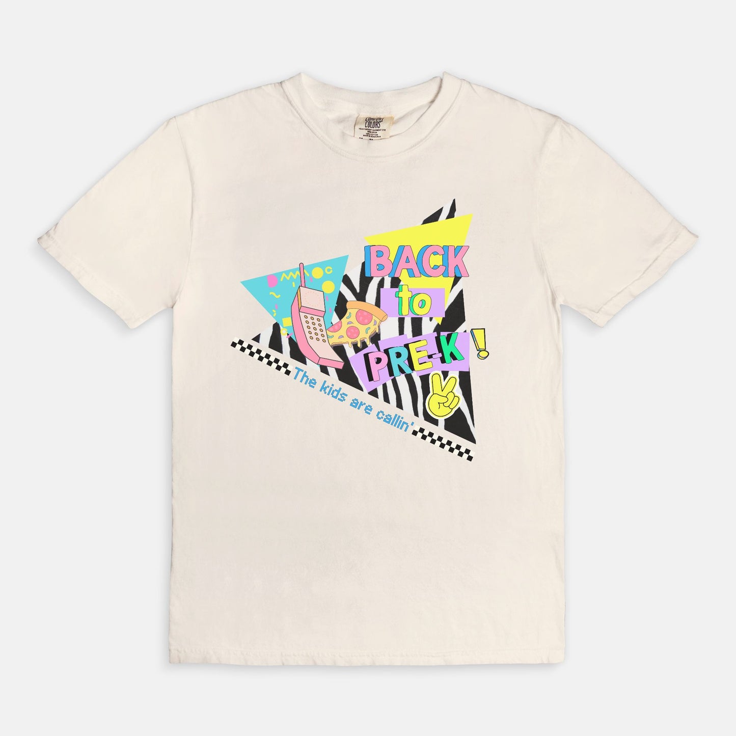 Retro Geometric Pre-k Tee