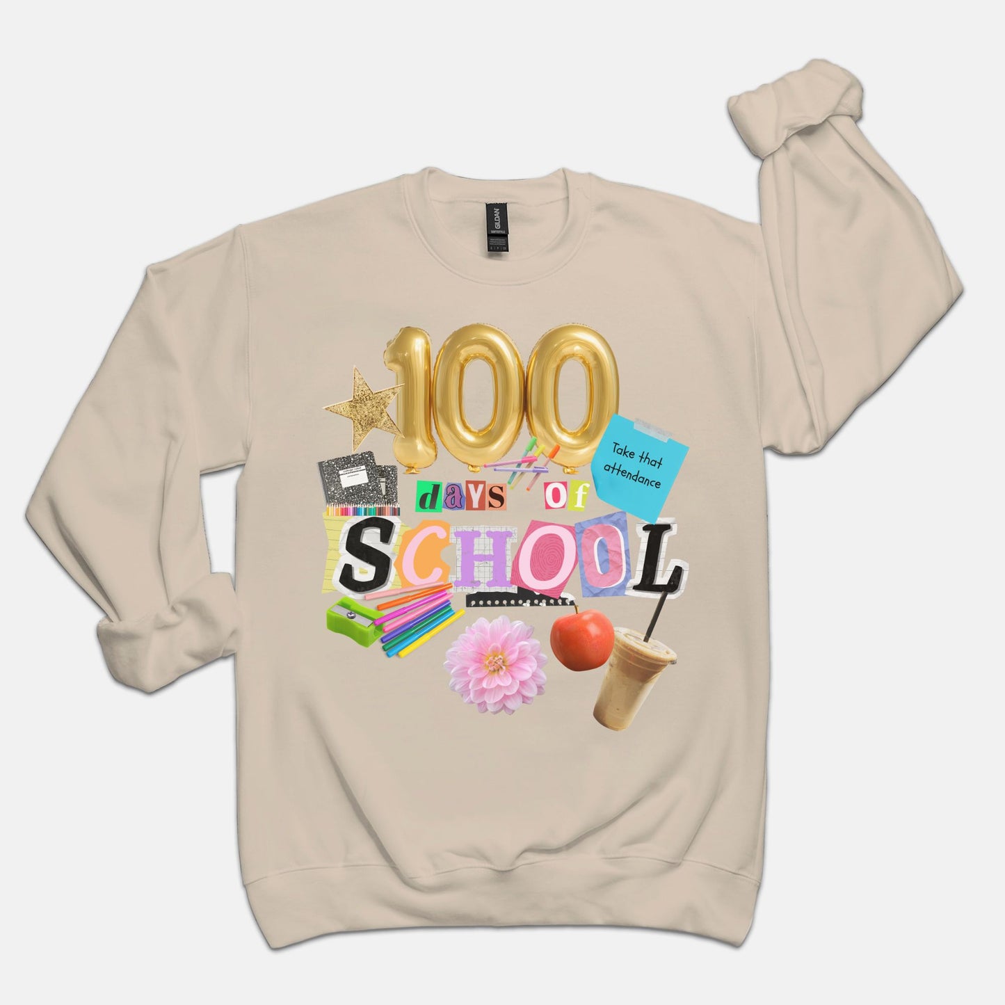 Scrappy 100 Day of School Sweatshirt