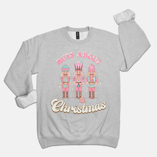 Nuts About Christmas Crewneck Sweatshirt