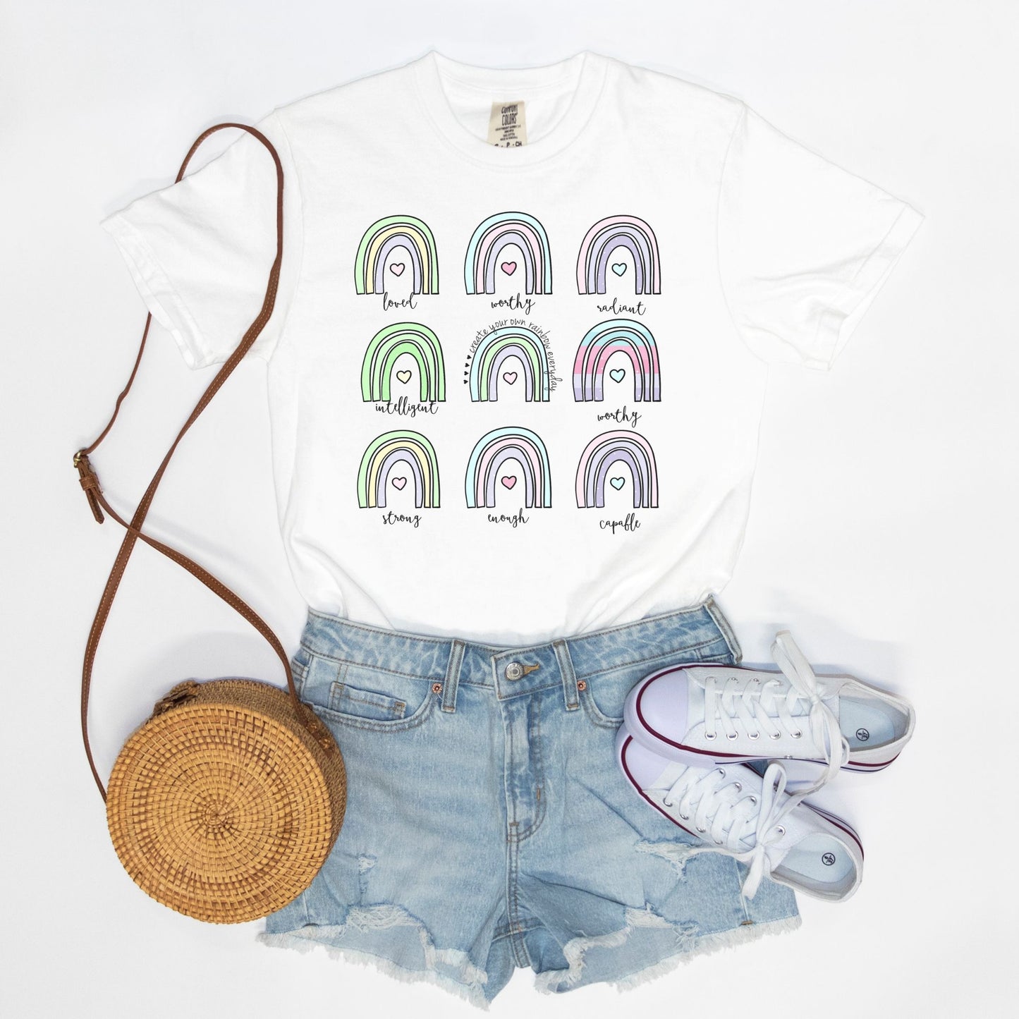 Rainbow Affirmation Tee