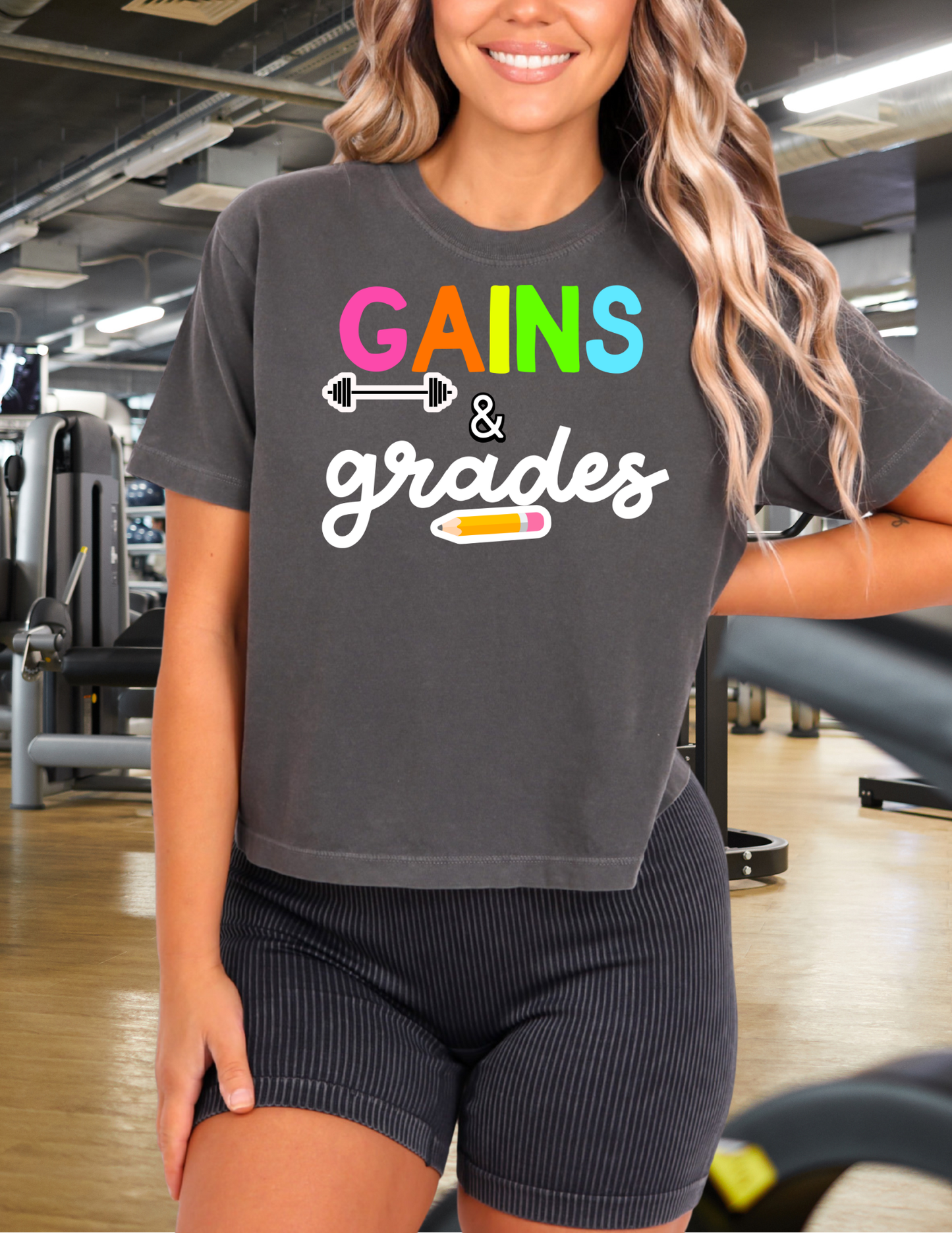 Gain & Grades Boxy Tee