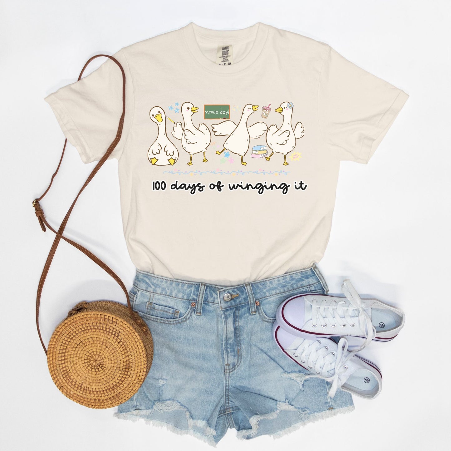 100 Days of Winging It Tee