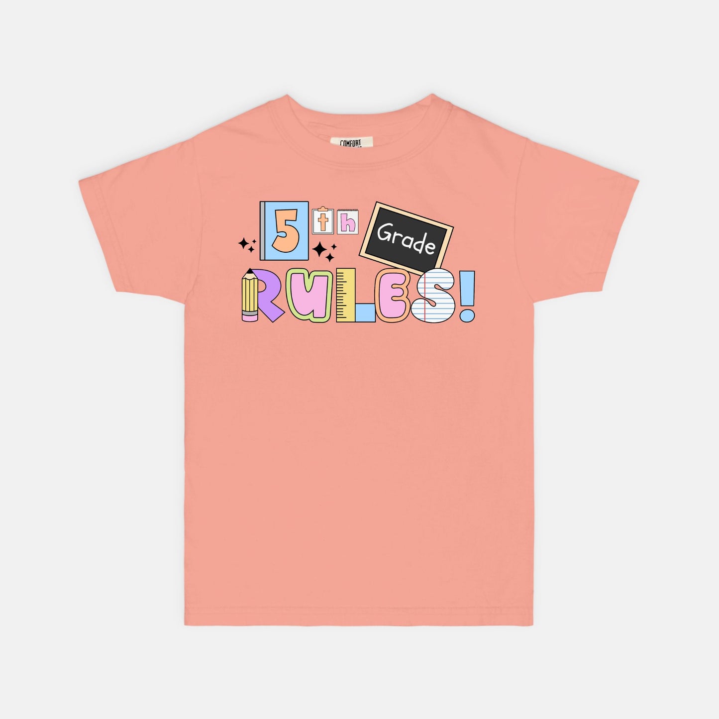 YOUTH 5th Grade Rules Ransom Tee