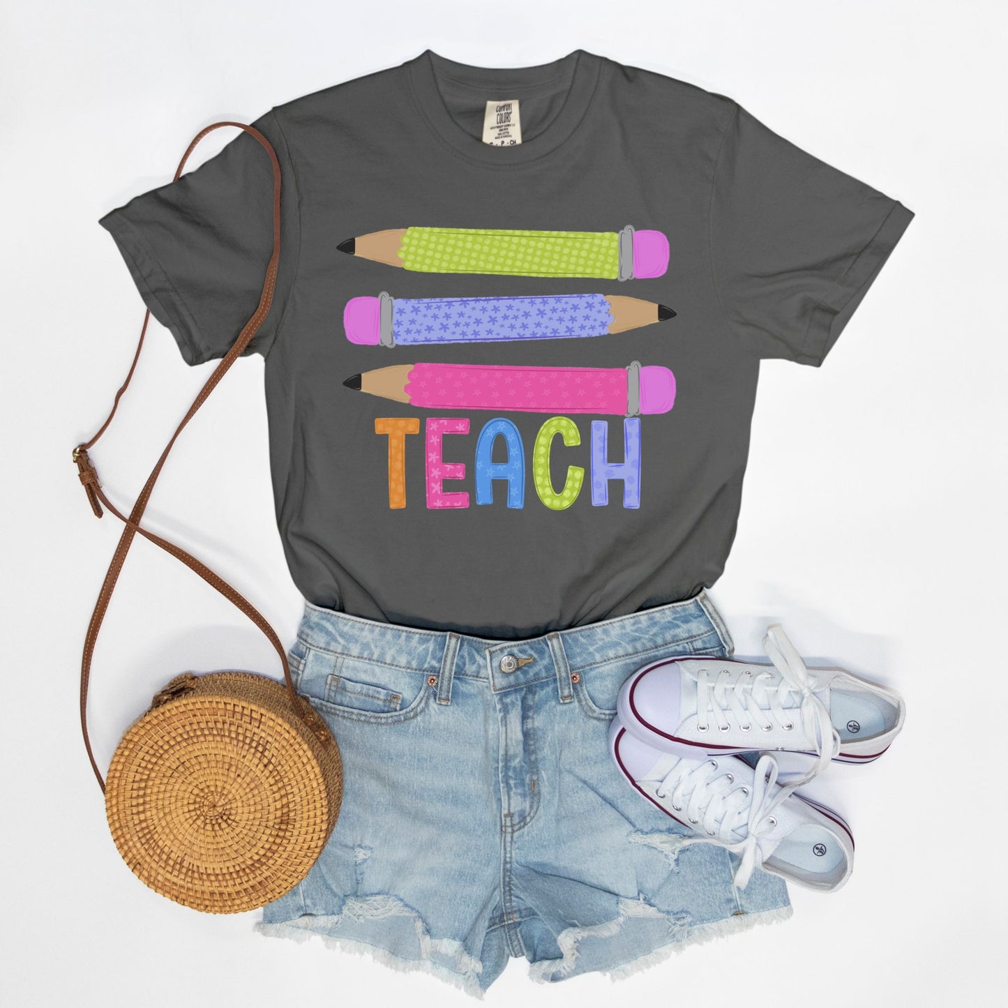 Funky Pencil Teach Tee