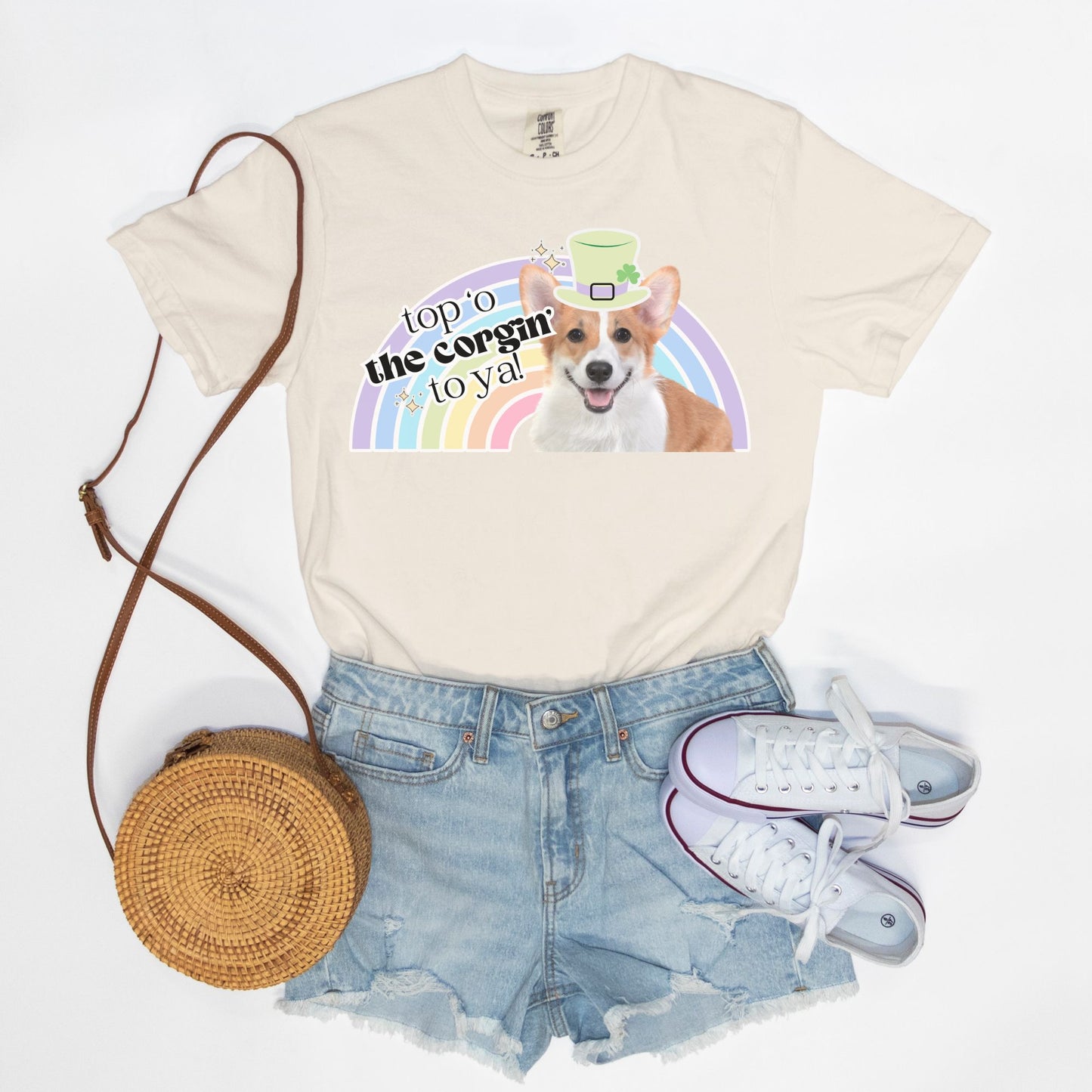Corgi St. Patrick's Day Tee