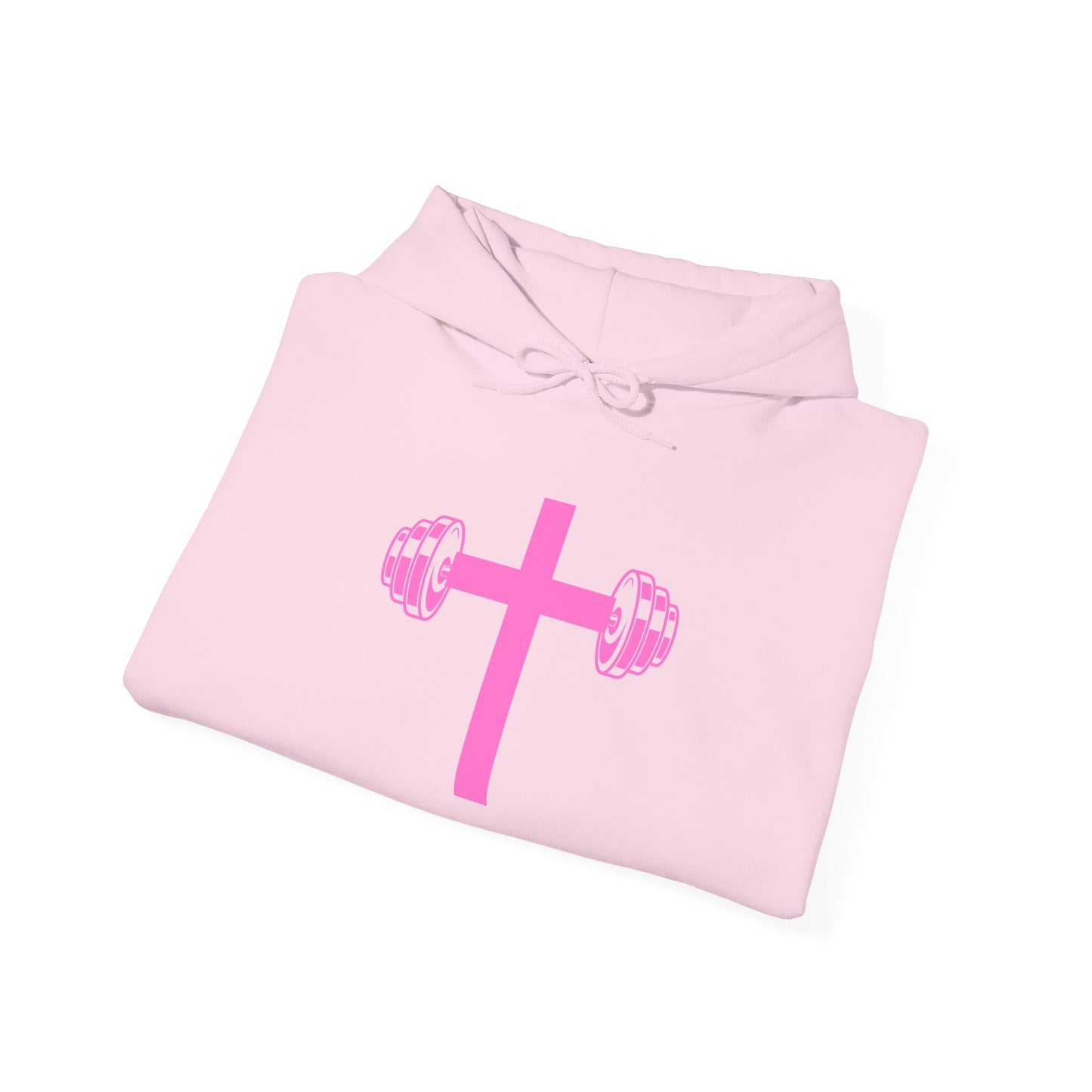 Gym & Jesus Hoodie - Pink