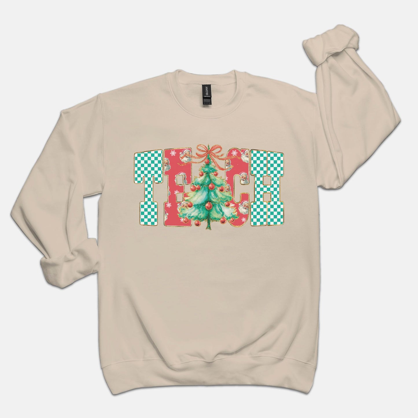 Teach Festive Crewneck Sweatshirt