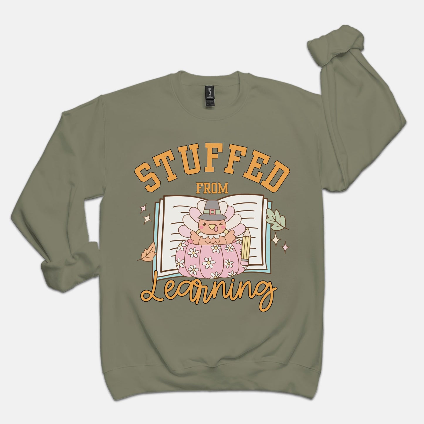 Stuffed From Learning Crewneck Sweatshirt