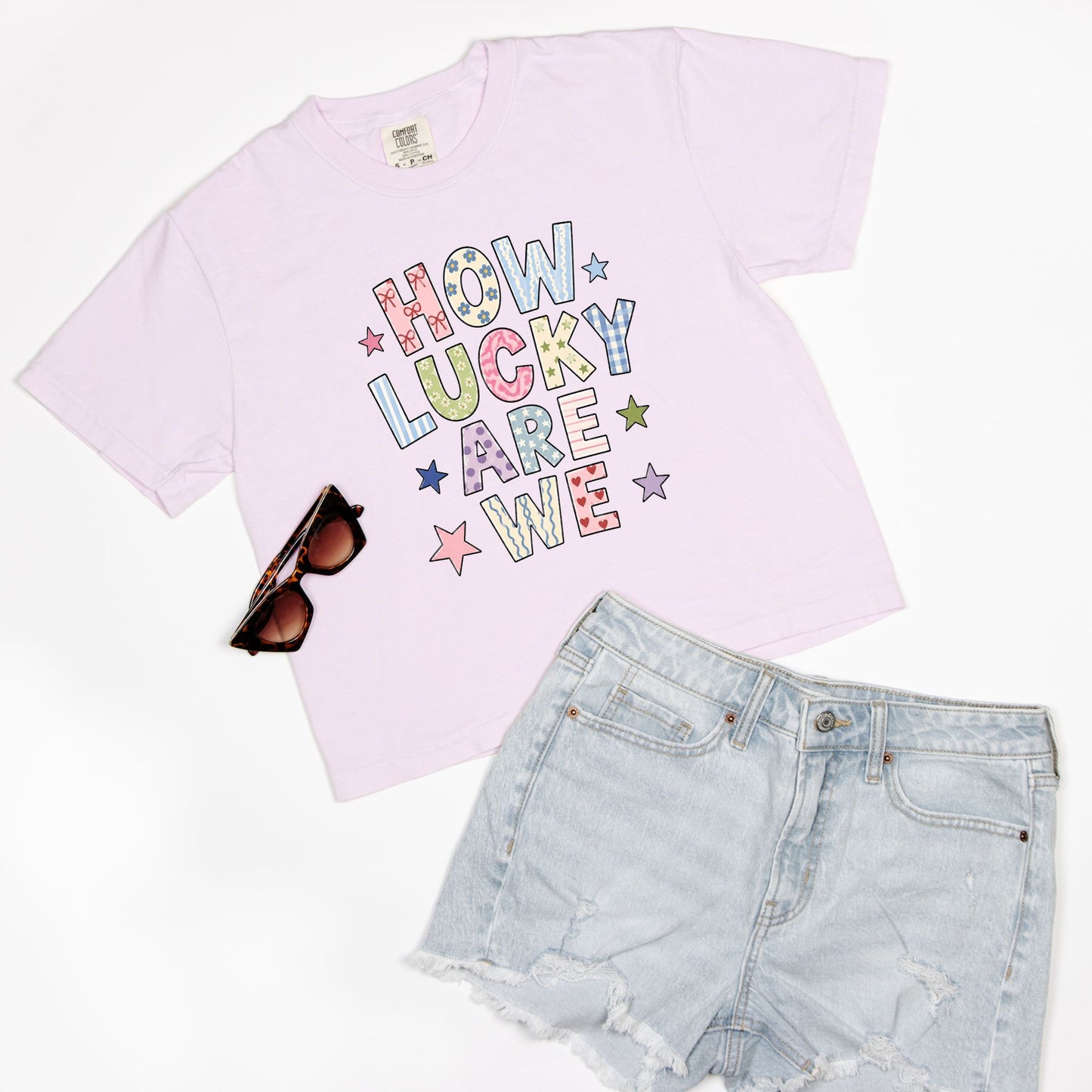 How Lucky Are We BOXY Tee