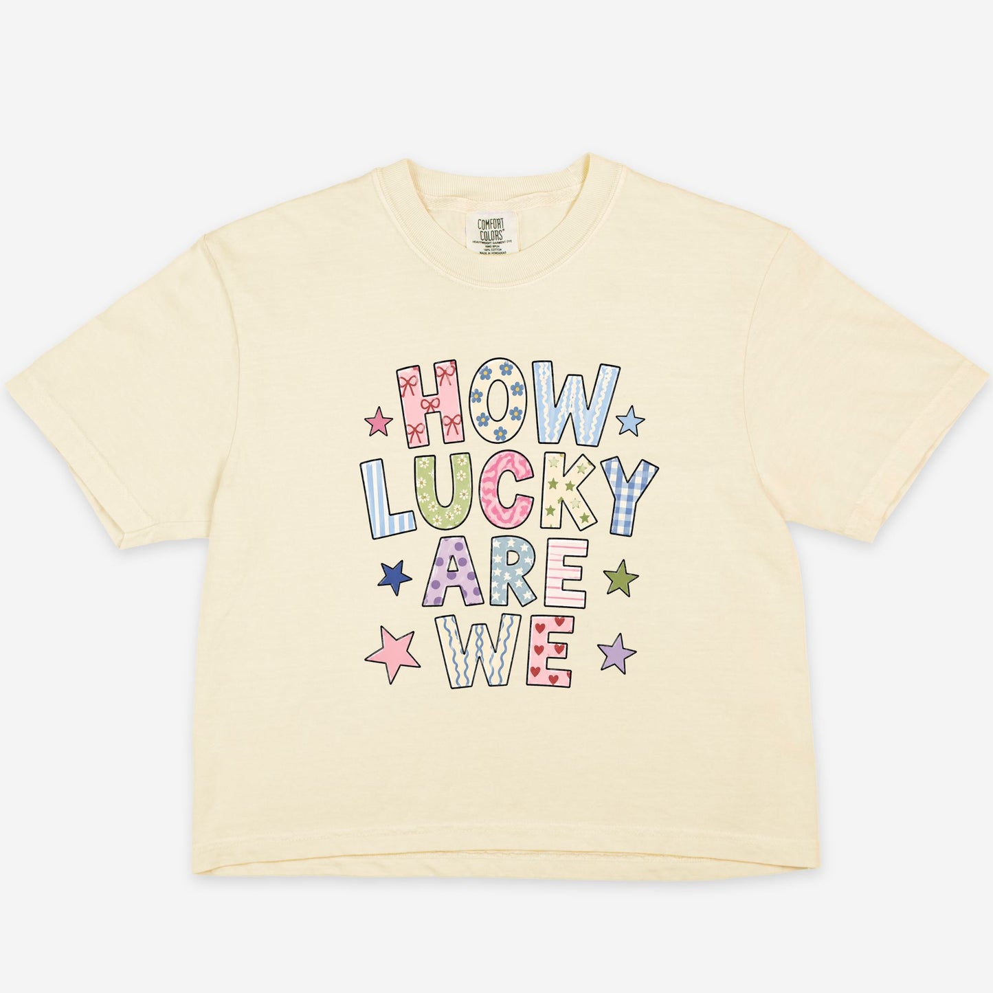 How Lucky Are We BOXY Tee