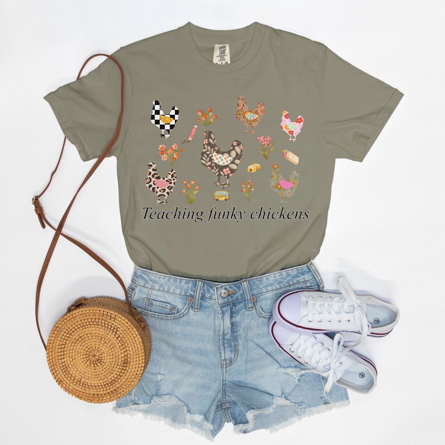 Teaching Funky Chickens Tee