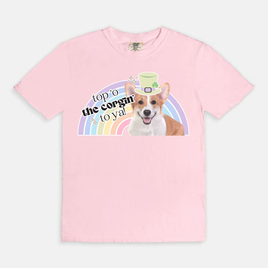 Corgi St. Patrick's Day Tee